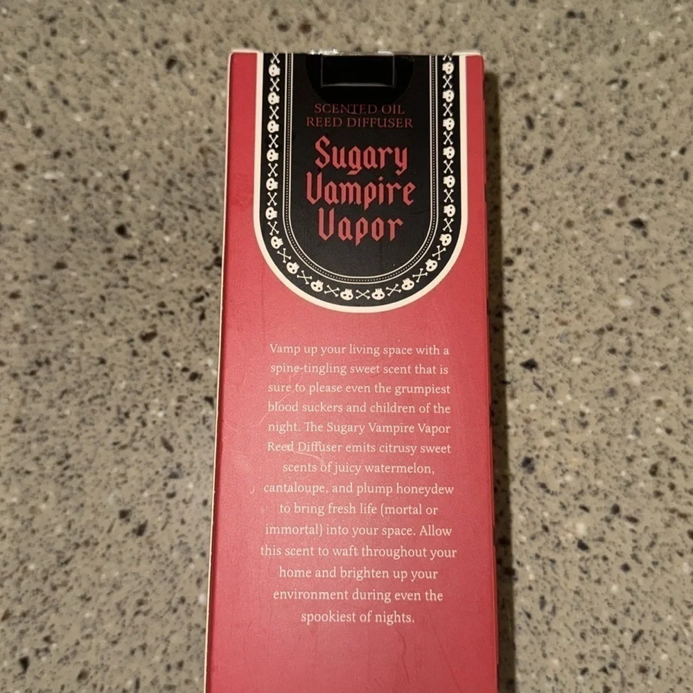 Sugary vampire vapor scented oil read diffuser